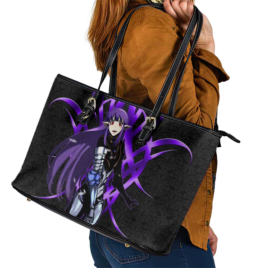 Esil Radiru Solo Leveling Leather Tote Bag Cyber Gothic Anime Style