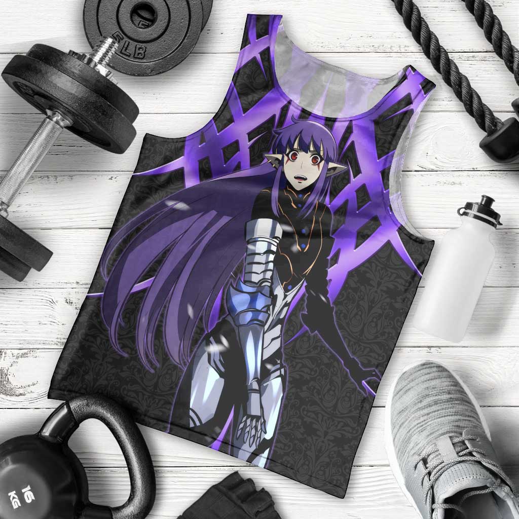 Esil Radiru Solo Leveling Men Tank Top Cyber Gothic Anime Style