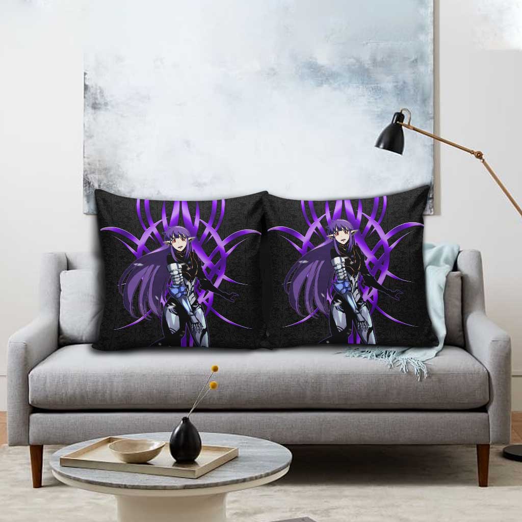 Esil Radiru Solo Leveling Pillow Cover Cyber Gothic Anime Style