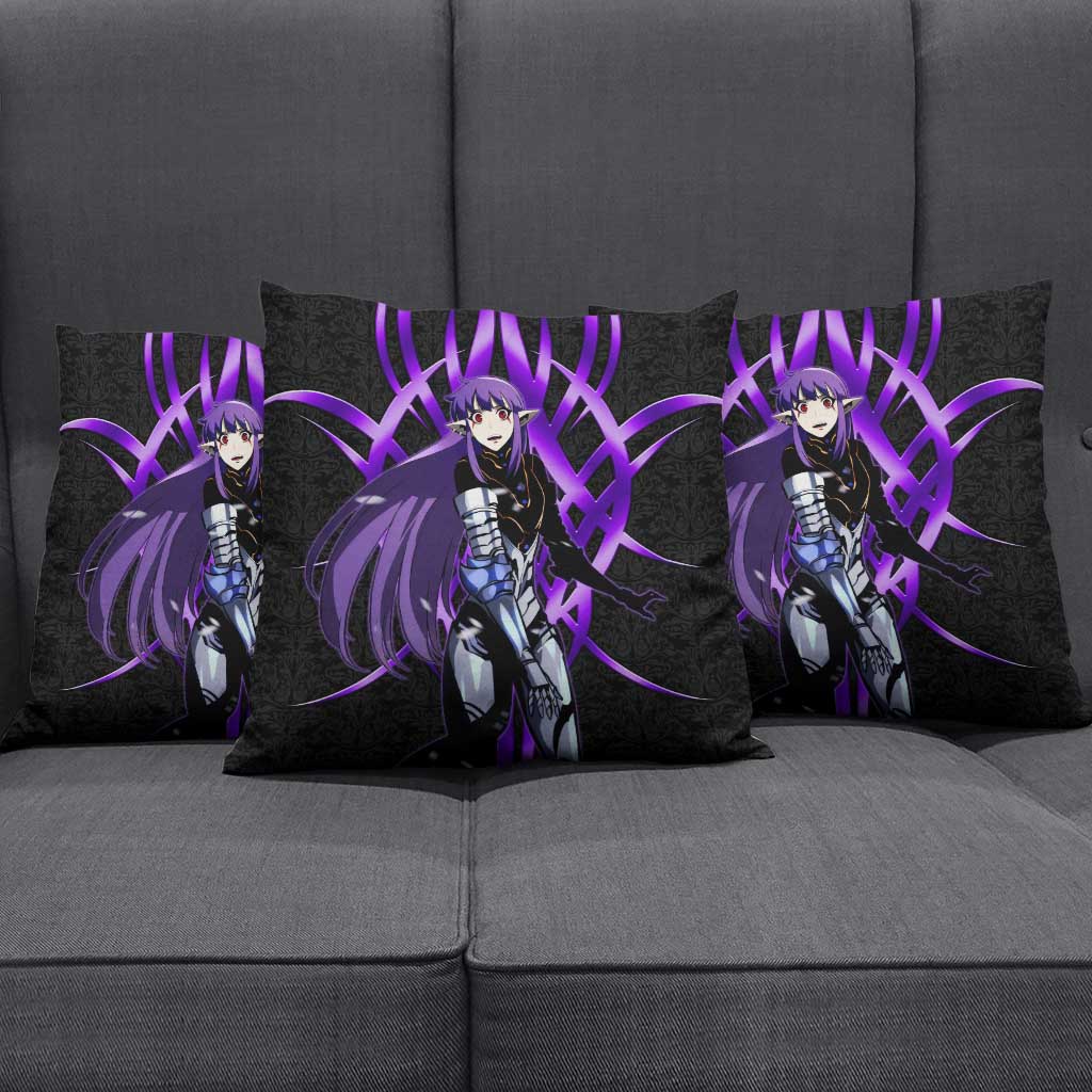 Esil Radiru Solo Leveling Pillow Cover Cyber Gothic Anime Style