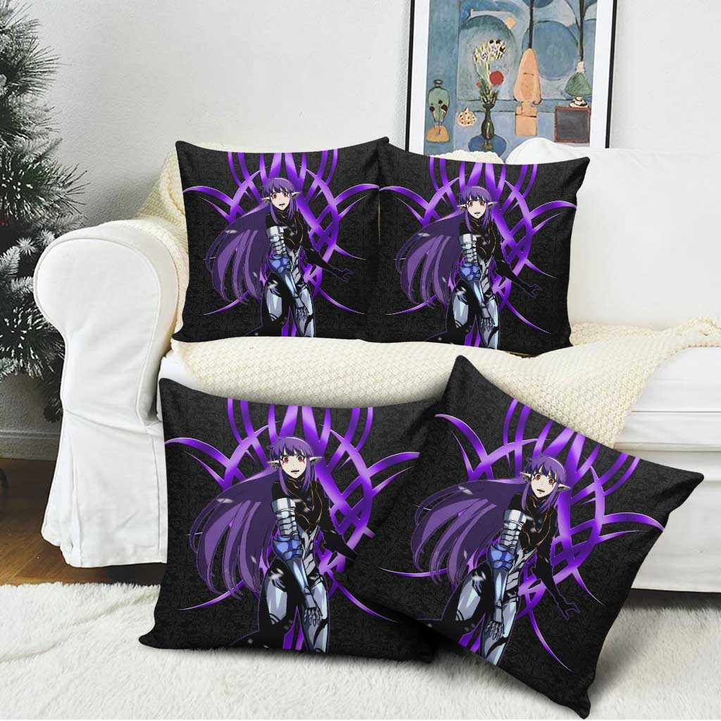 Esil Radiru Solo Leveling Pillow Cover Cyber Gothic Anime Style