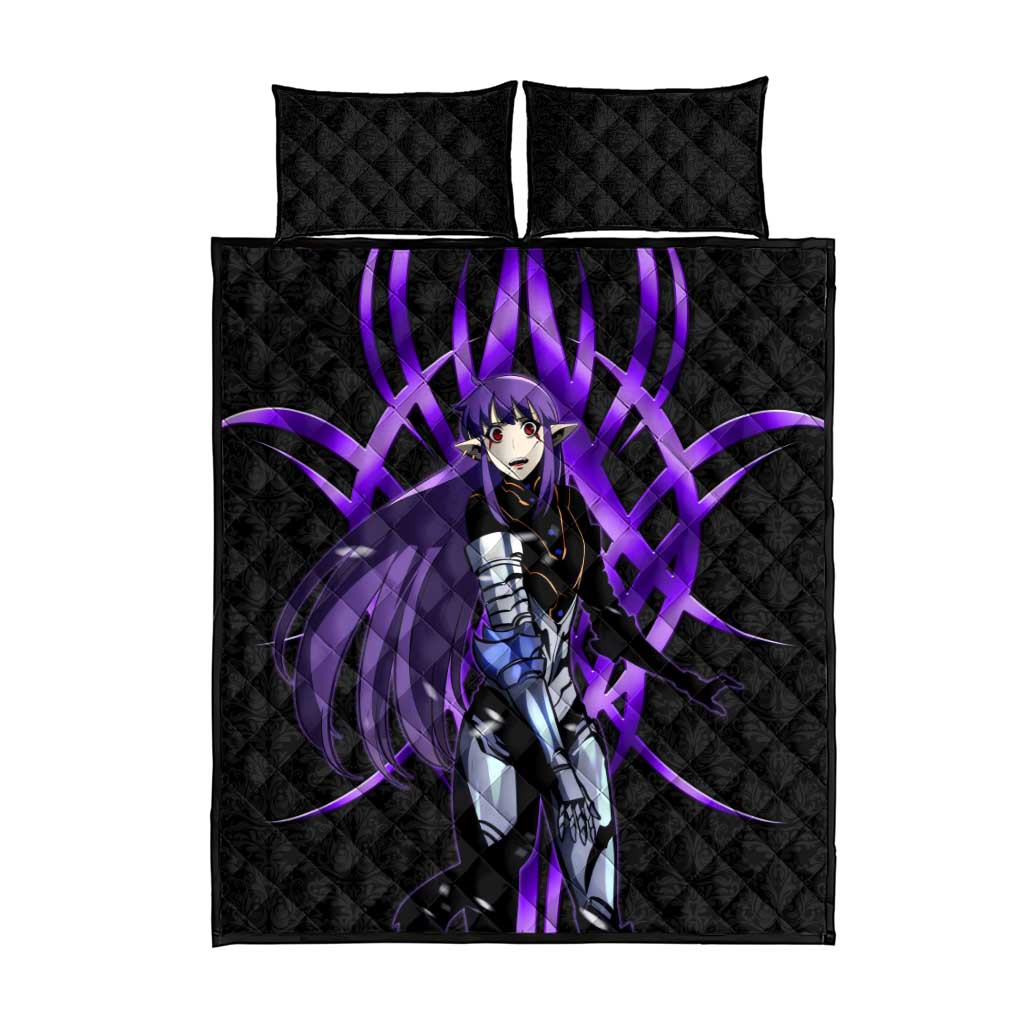 Esil Radiru Solo Leveling Quilt Bed Set Cyber Gothic Anime Style