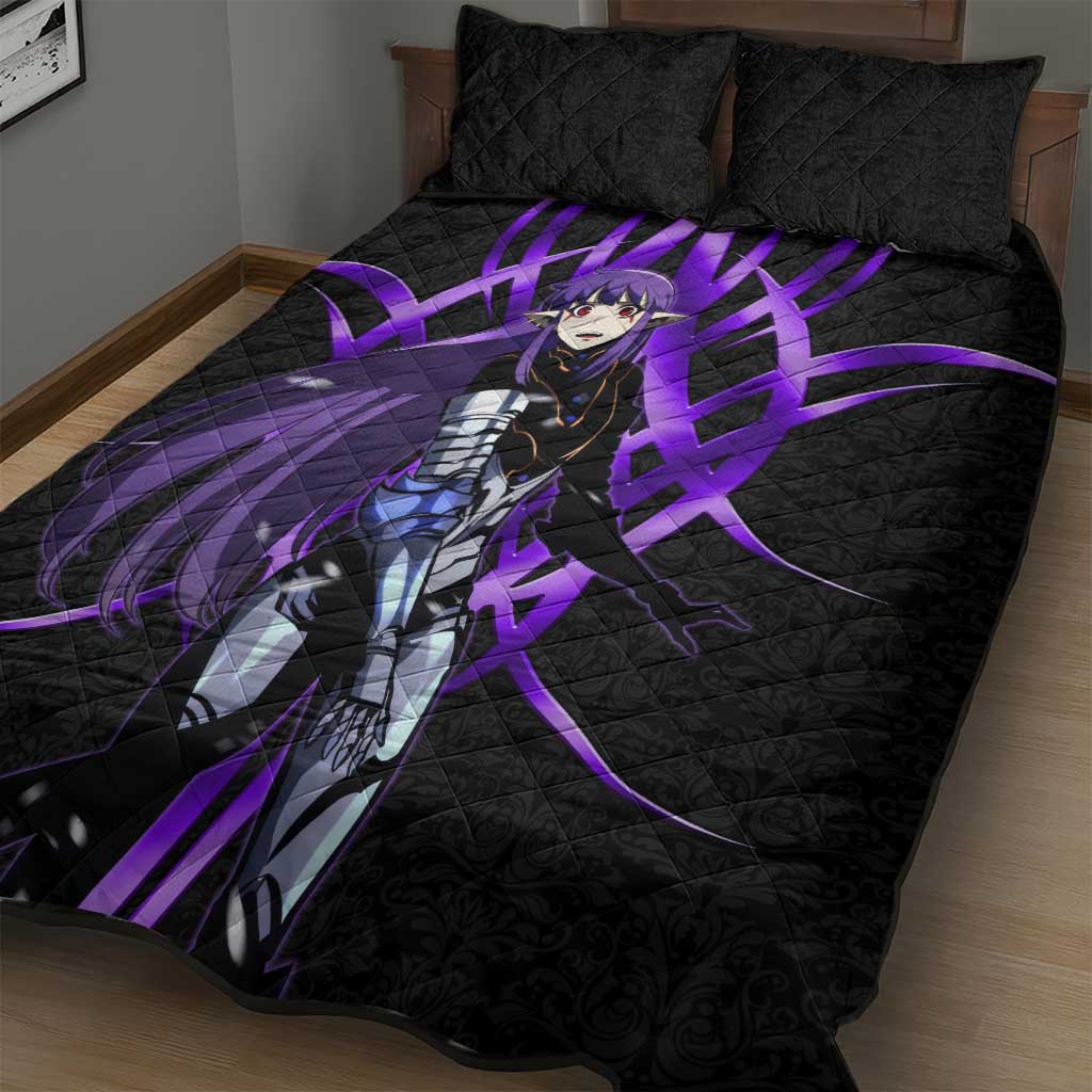 Esil Radiru Solo Leveling Quilt Bed Set Cyber Gothic Anime Style