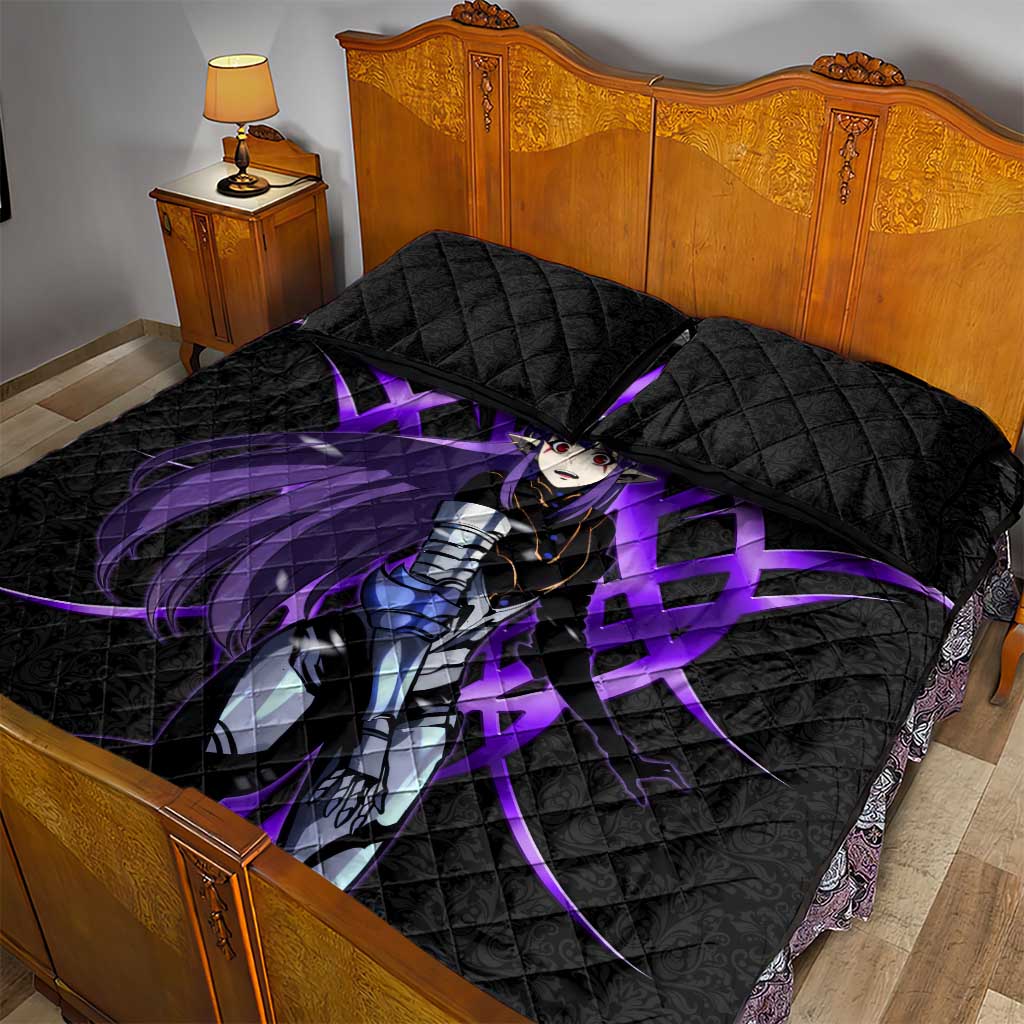 Esil Radiru Solo Leveling Quilt Bed Set Cyber Gothic Anime Style