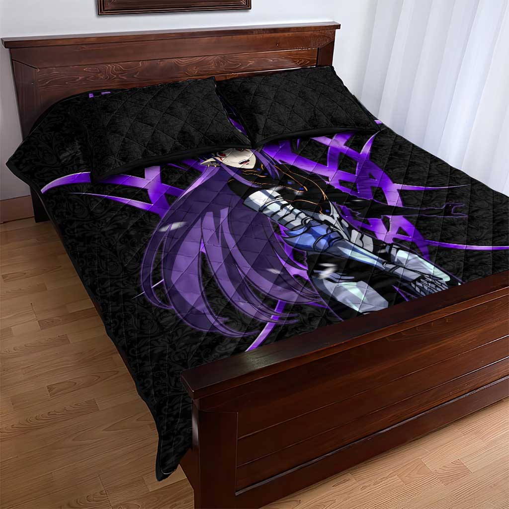 Esil Radiru Solo Leveling Quilt Bed Set Cyber Gothic Anime Style