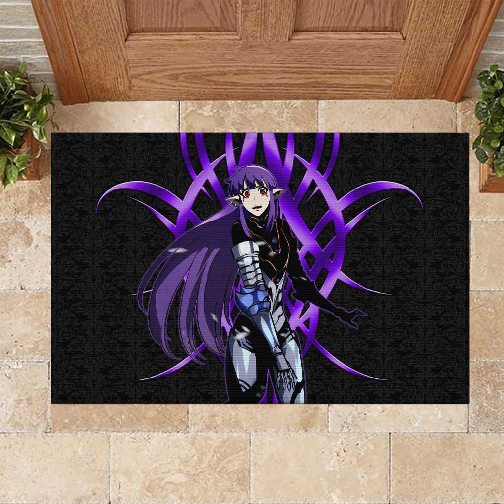 Esil Radiru Solo Leveling Rubber Doormat Cyber Gothic Anime Style