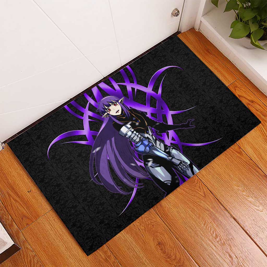 Esil Radiru Solo Leveling Rubber Doormat Cyber Gothic Anime Style