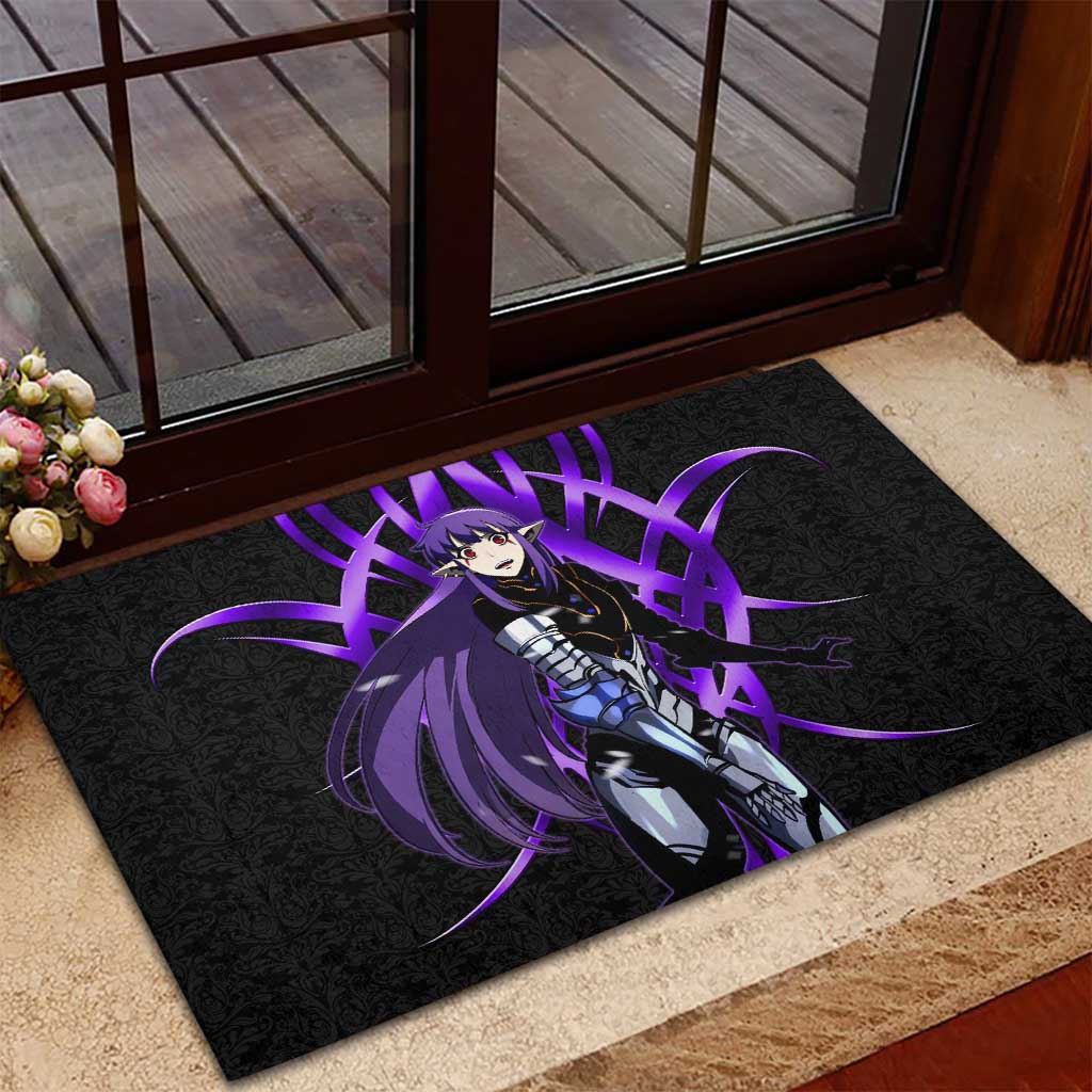Esil Radiru Solo Leveling Rubber Doormat Cyber Gothic Anime Style