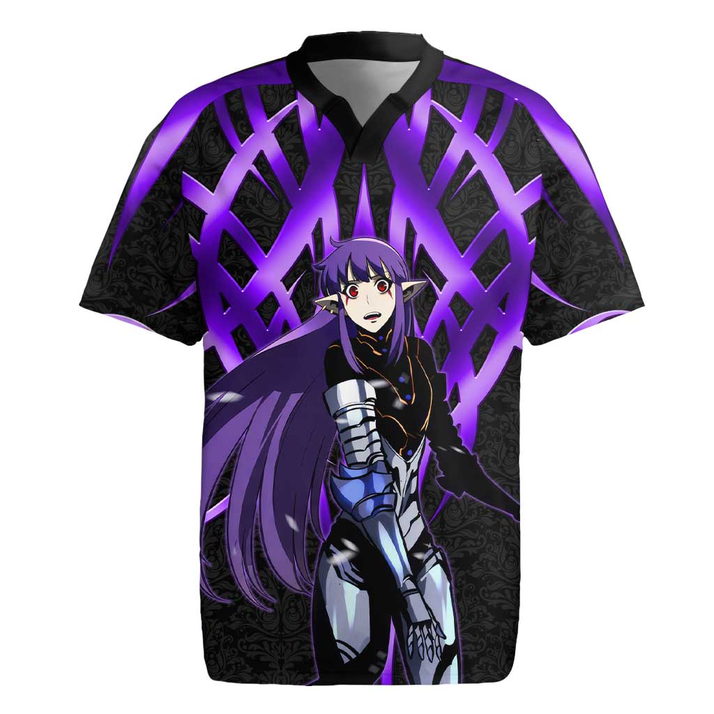 Esil Radiru Solo Leveling Rugby Jersey Cyber Gothic Anime Style