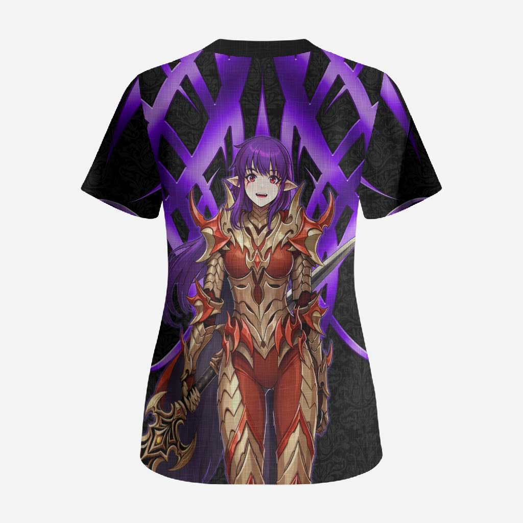 Esil Radiru Solo Leveling Scrub Top Cyber Gothic Anime Style