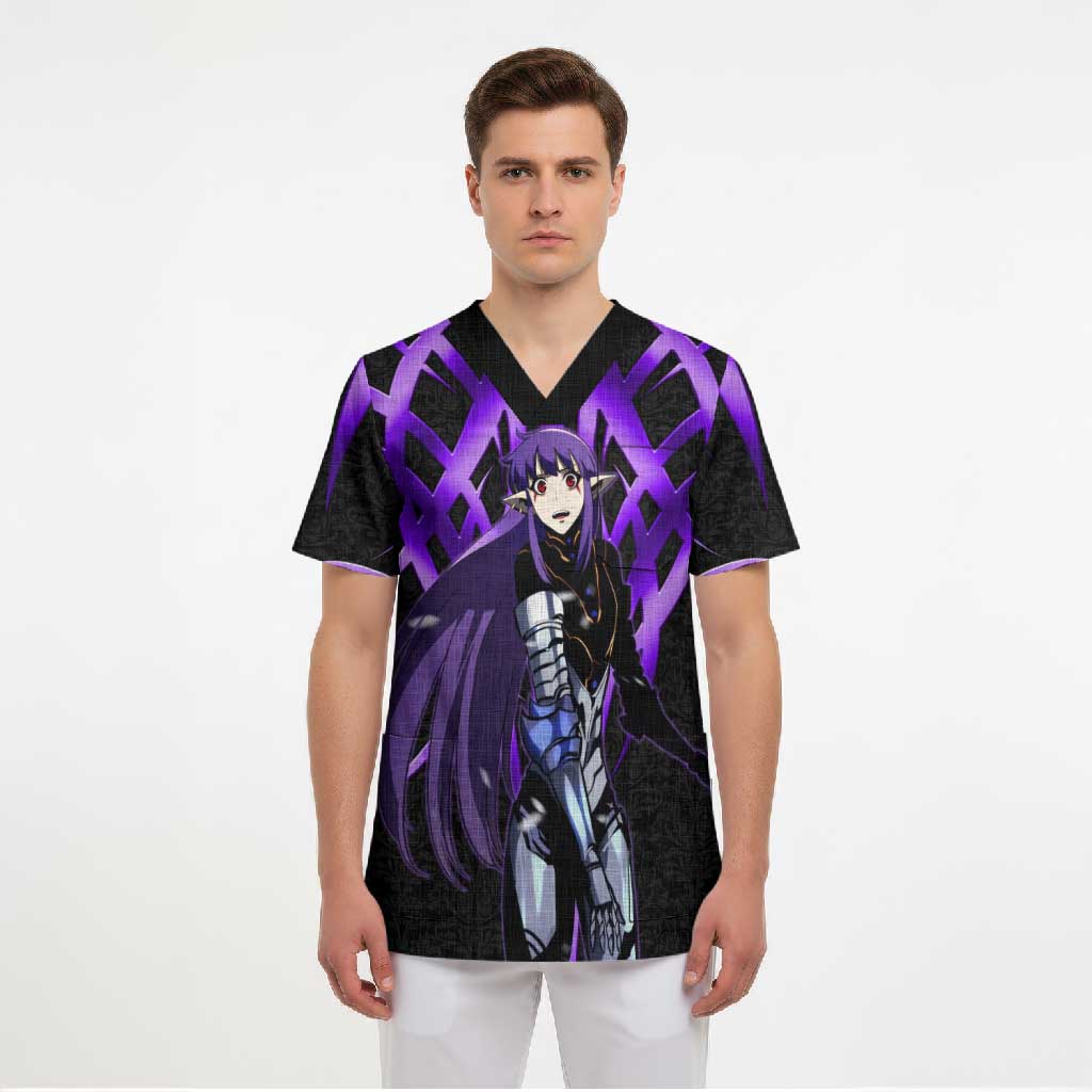 Esil Radiru Solo Leveling Scrub Top Cyber Gothic Anime Style