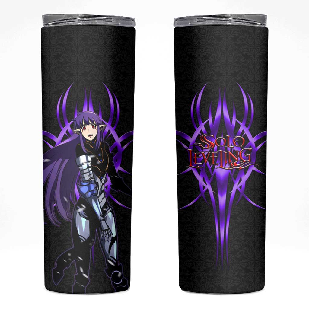 Esil Radiru Solo Leveling Skinny Tumbler Cyber Gothic Anime Style