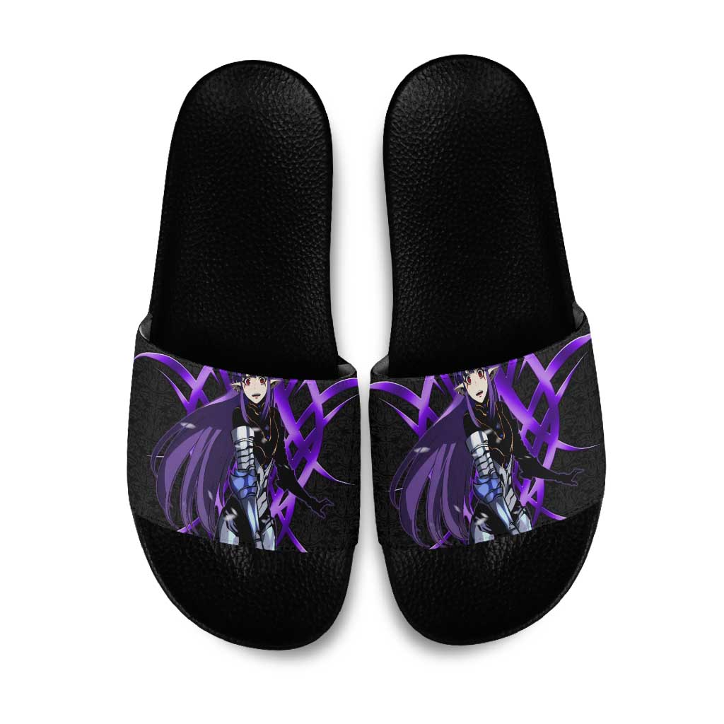 Esil Radiru Solo Leveling Slide Sandals Cyber Gothic Anime Style