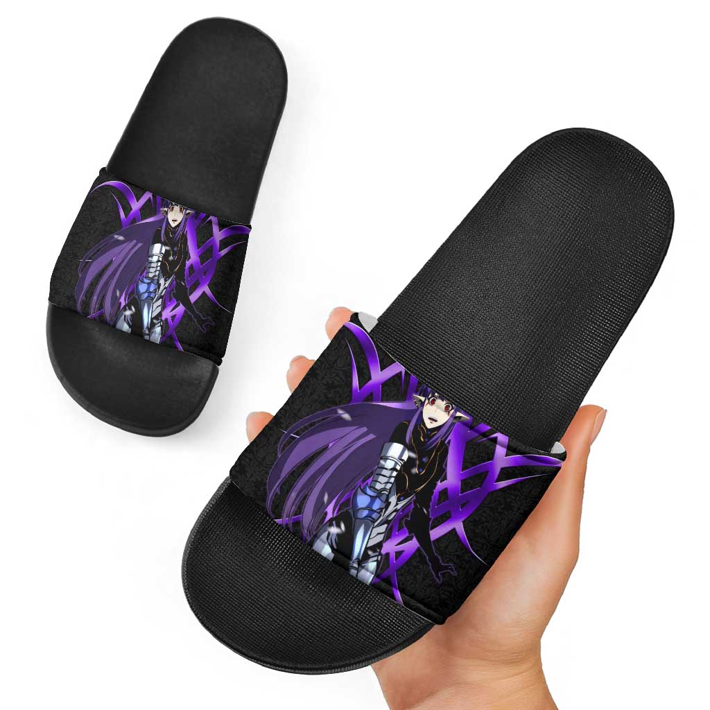 Esil Radiru Solo Leveling Slide Sandals Cyber Gothic Anime Style