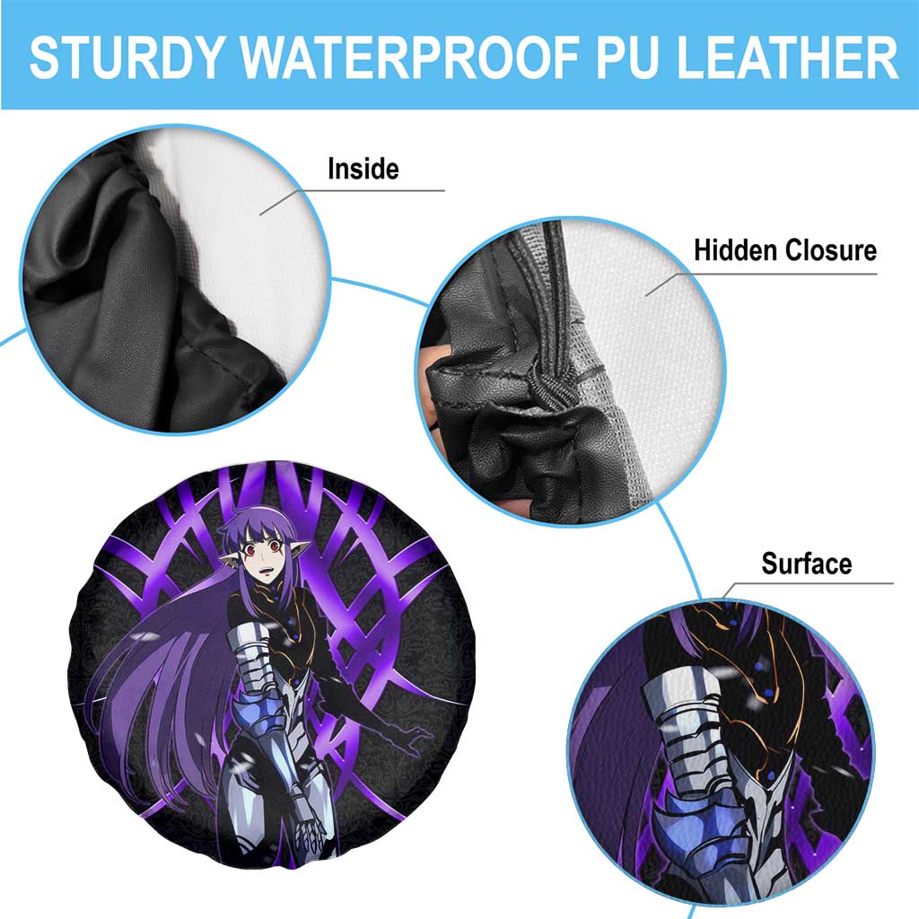 Esil Radiru Solo Leveling Spare Tire Cover Cyber Gothic Anime Style