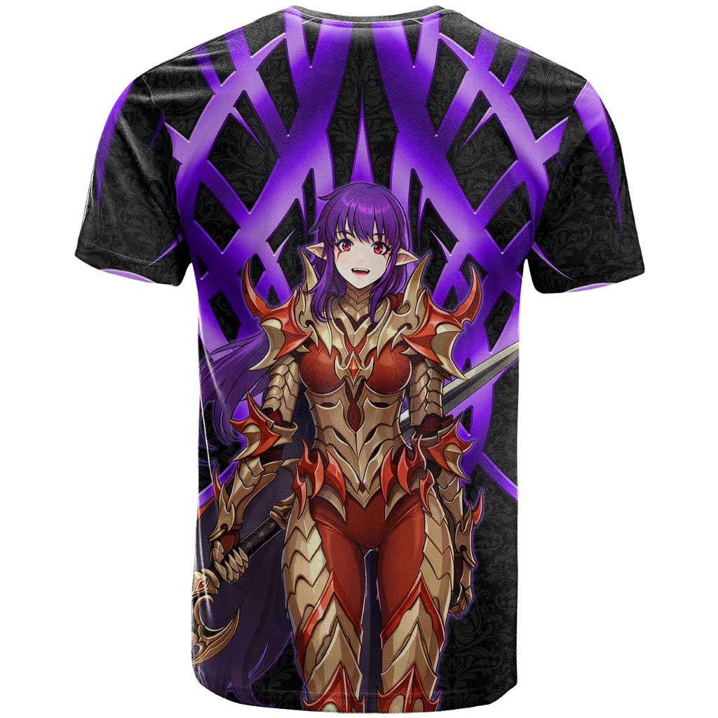 Esil Radiru Solo Leveling T Shirt Cyber Gothic Anime Style