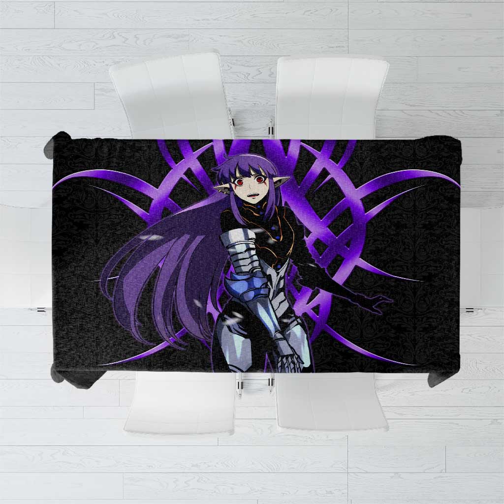 Esil Radiru Solo Leveling Tablecloth Cyber Gothic Anime Style