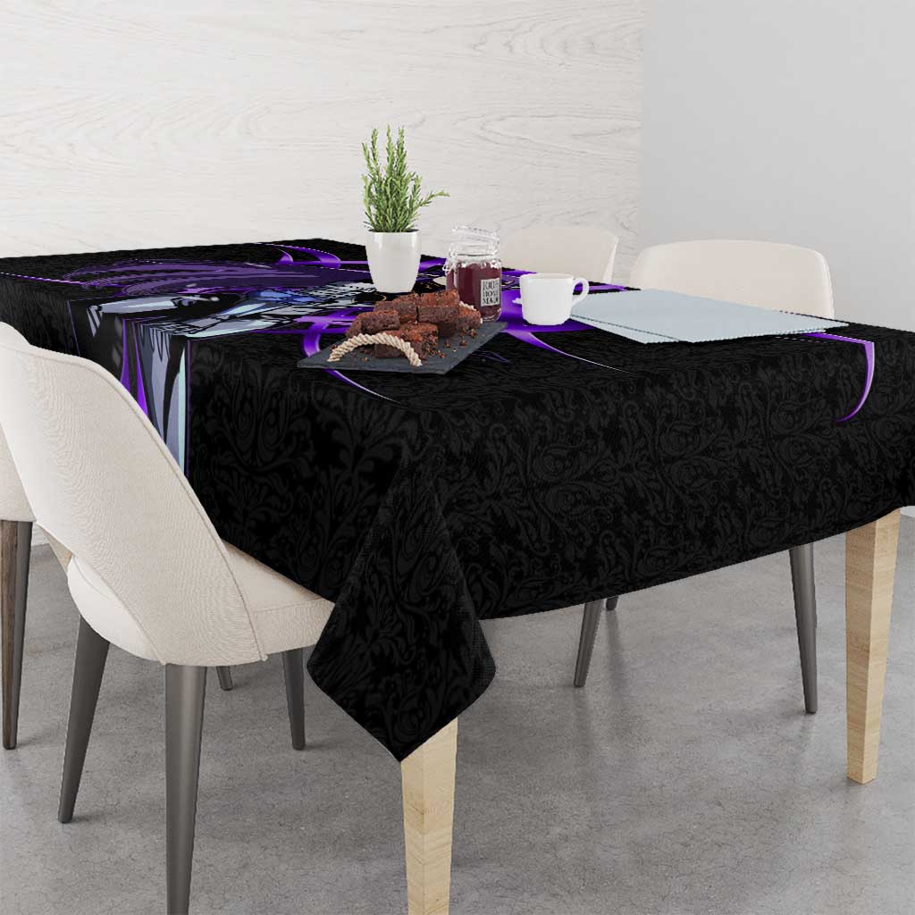 Esil Radiru Solo Leveling Tablecloth Cyber Gothic Anime Style