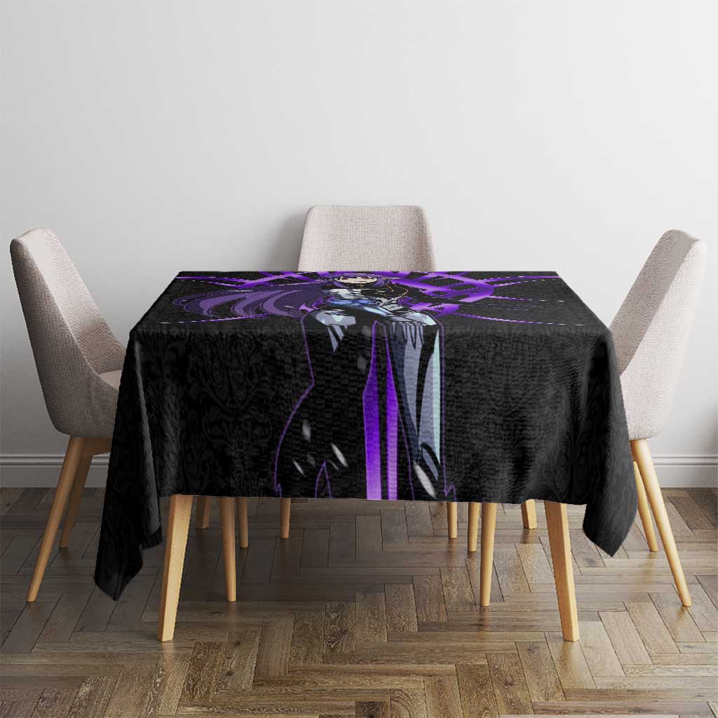 Esil Radiru Solo Leveling Tablecloth Cyber Gothic Anime Style