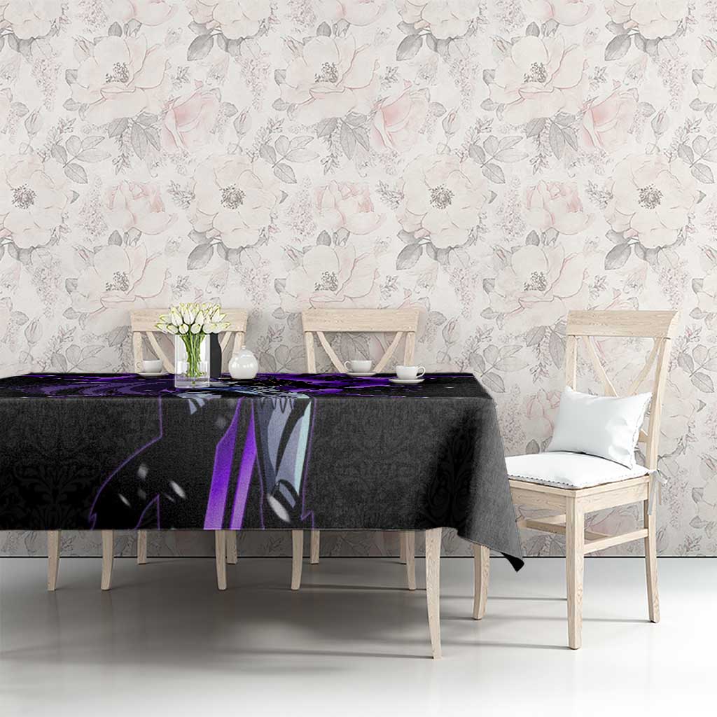 Esil Radiru Solo Leveling Tablecloth Cyber Gothic Anime Style