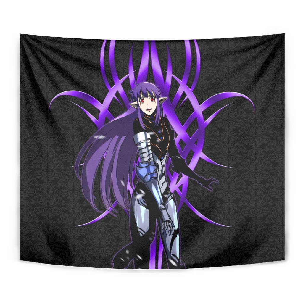 Esil Radiru Solo Leveling Tapestry Cyber Gothic Anime Style