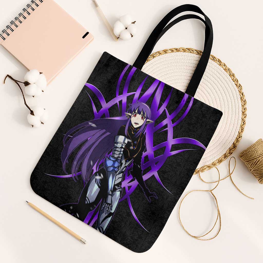 Esil Radiru Solo Leveling Tote Bag Cyber Gothic Anime Style