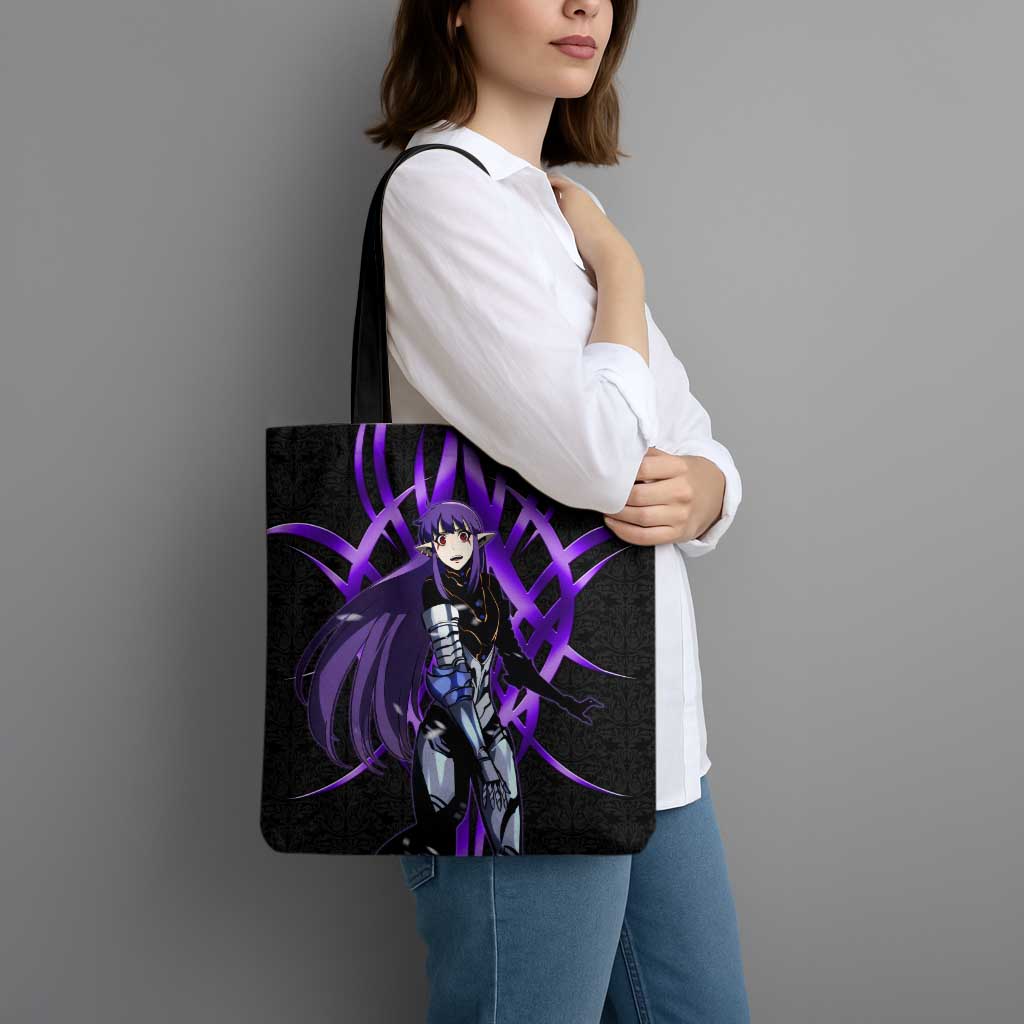 Esil Radiru Solo Leveling Tote Bag Cyber Gothic Anime Style