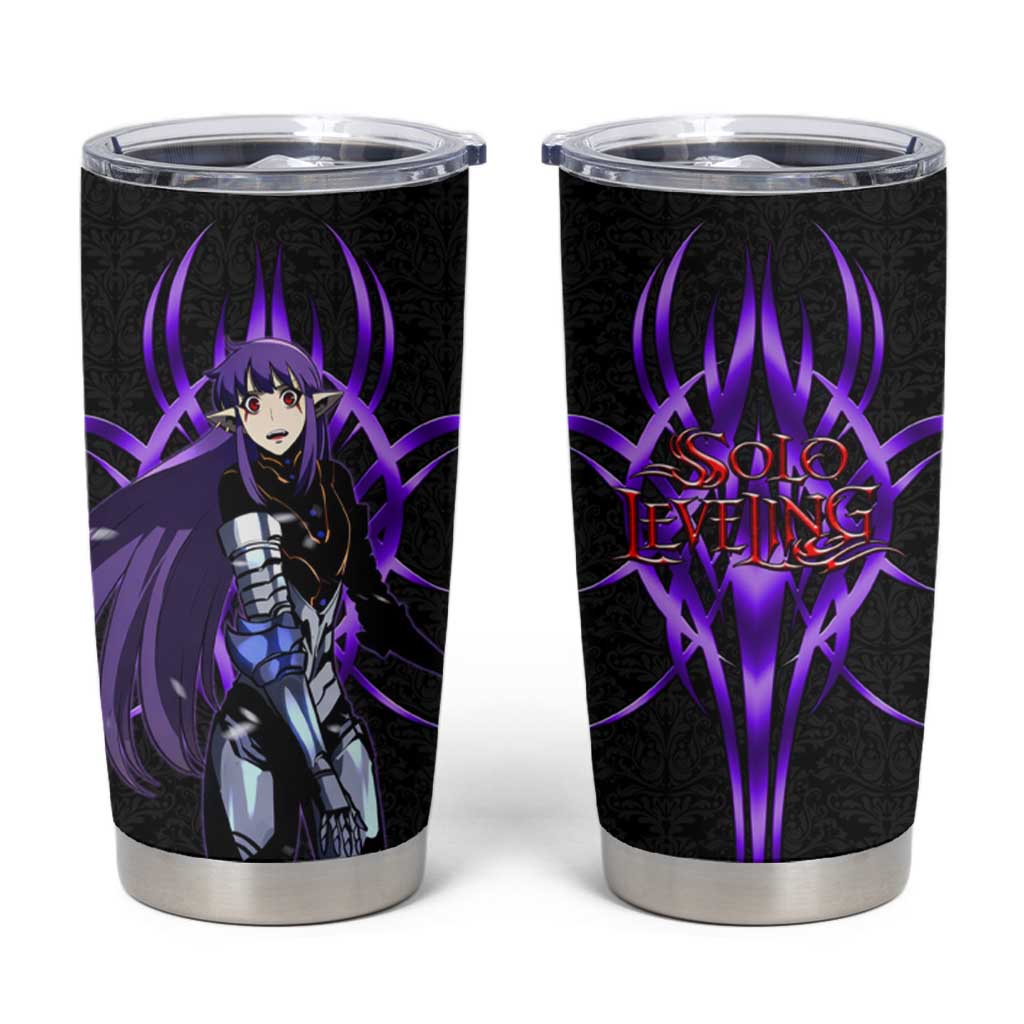 Esil Radiru Solo Leveling Tumbler Cup Cyber Gothic Anime Style