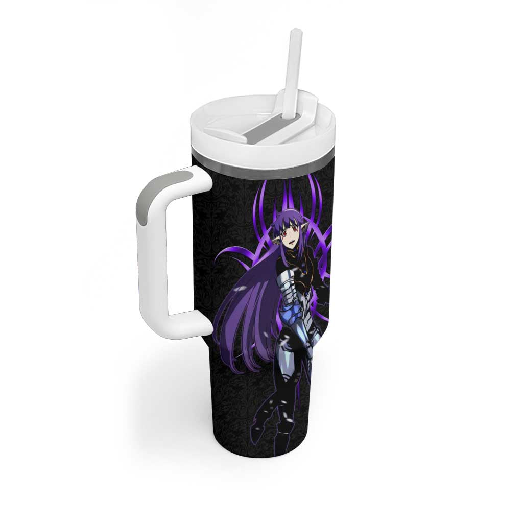 Esil Radiru Solo Leveling Tumbler With Handle Cyber Gothic Anime Style