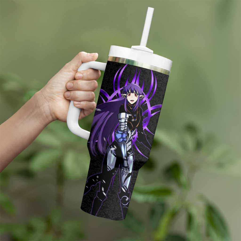 Esil Radiru Solo Leveling Tumbler With Handle Cyber Gothic Anime Style