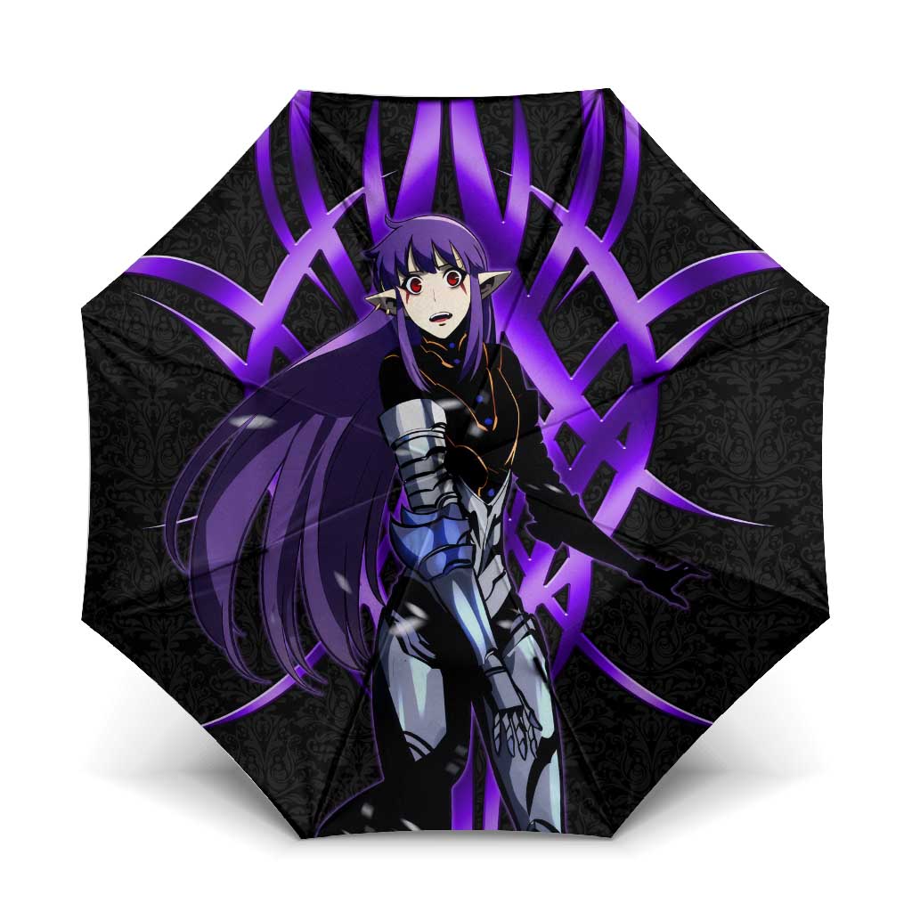 Esil Radiru Solo Leveling Umbrella Cyber Gothic Anime Style