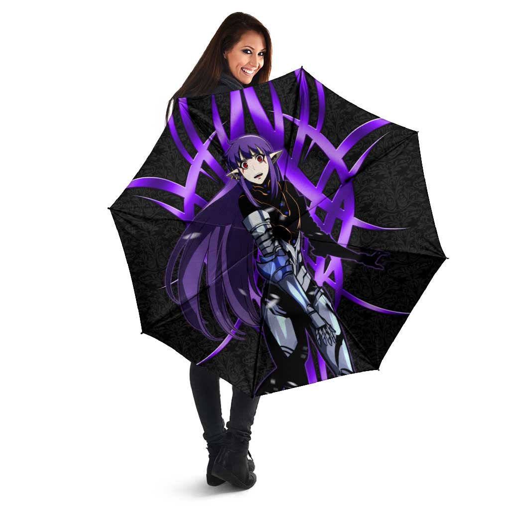 Esil Radiru Solo Leveling Umbrella Cyber Gothic Anime Style