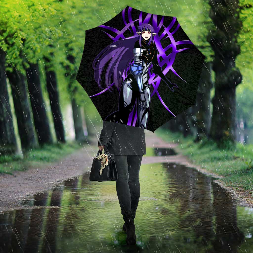 Esil Radiru Solo Leveling Umbrella Cyber Gothic Anime Style