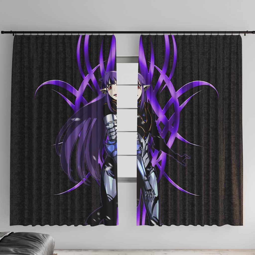 Esil Radiru Solo Leveling Window Curtain Cyber Gothic Anime Style