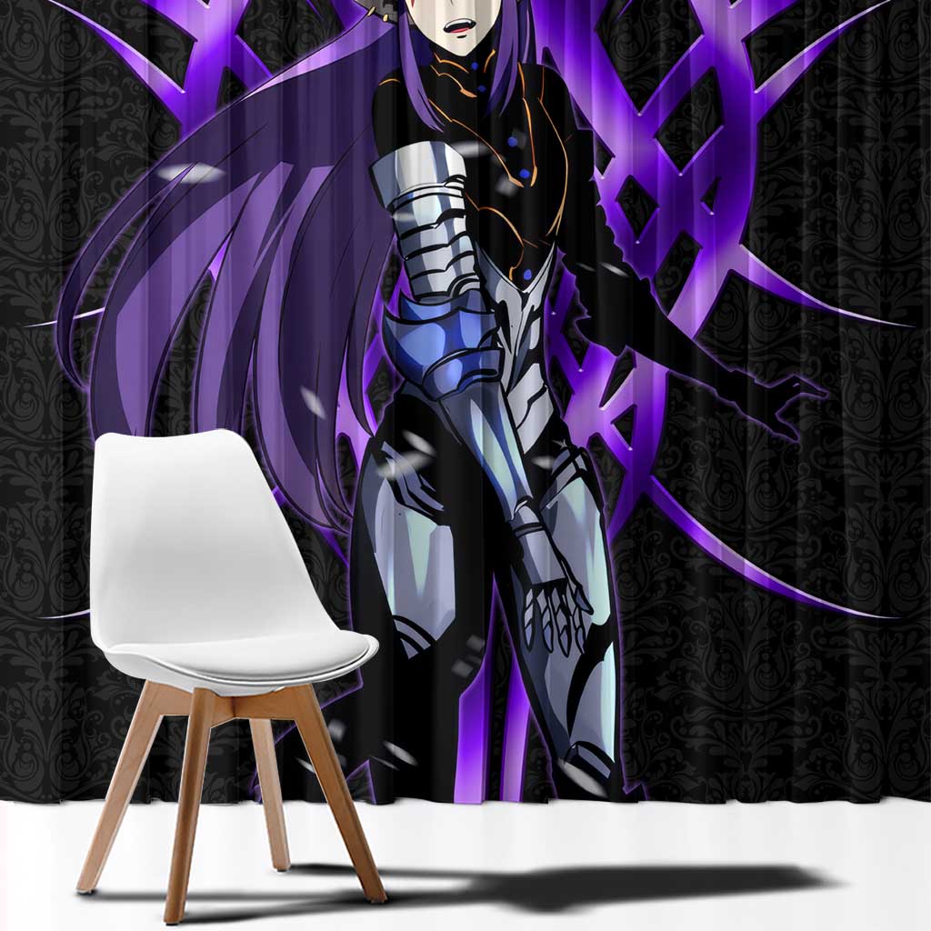 Esil Radiru Solo Leveling Window Curtain Cyber Gothic Anime Style