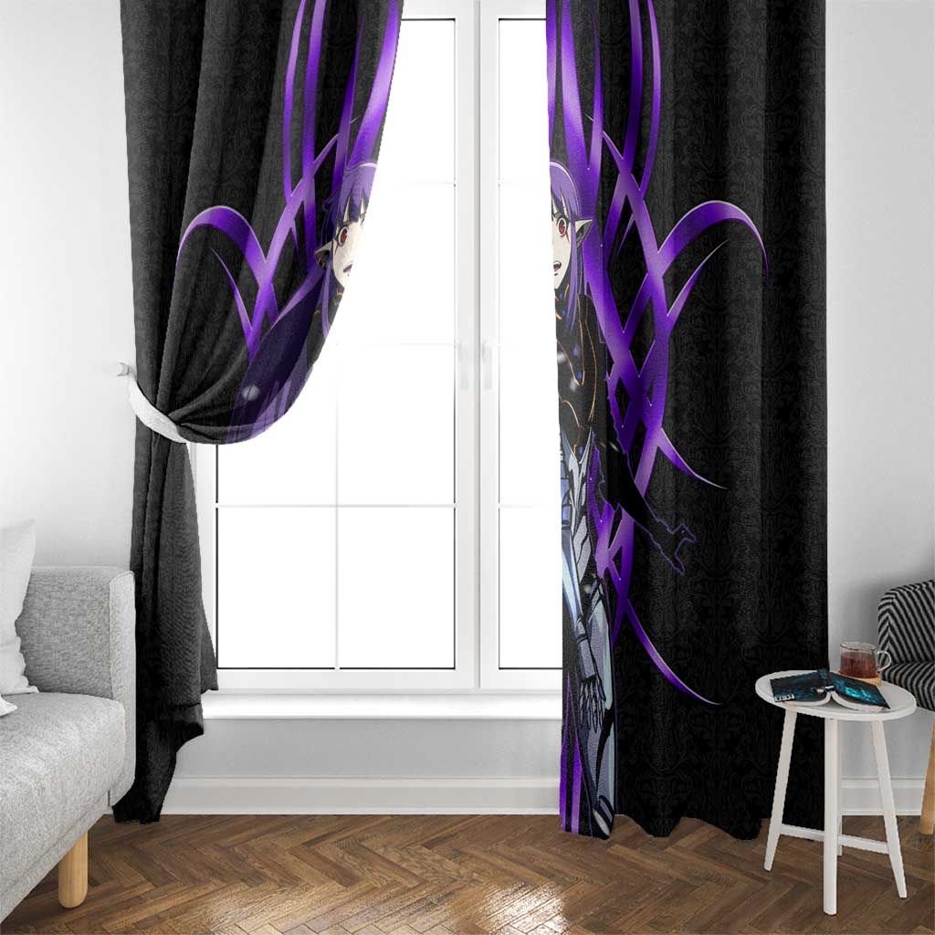 Esil Radiru Solo Leveling Window Curtain Cyber Gothic Anime Style