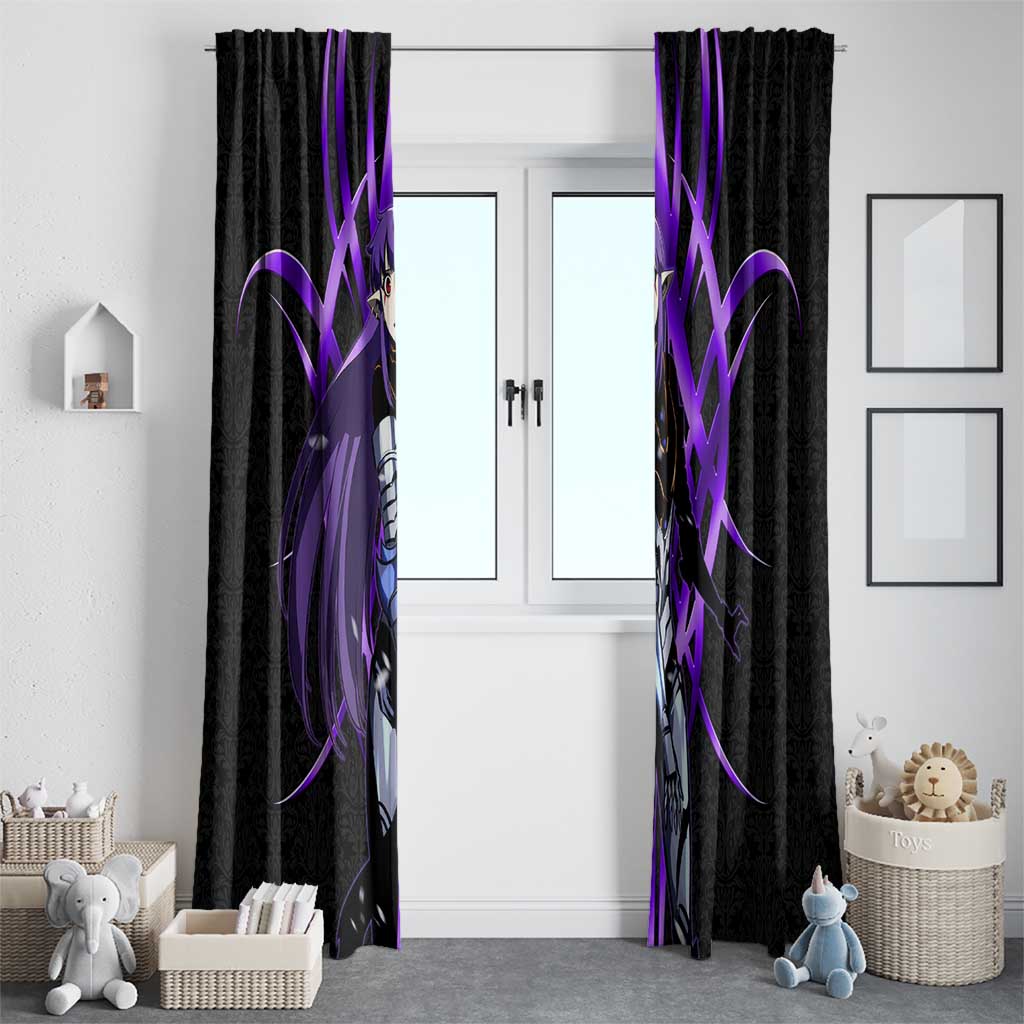 Esil Radiru Solo Leveling Window Curtain Cyber Gothic Anime Style