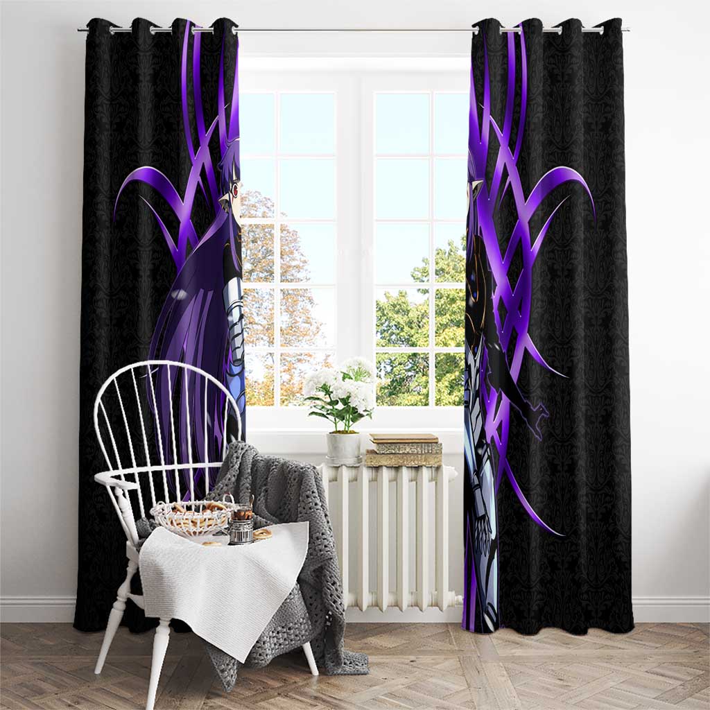 Esil Radiru Solo Leveling Window Curtain Cyber Gothic Anime Style