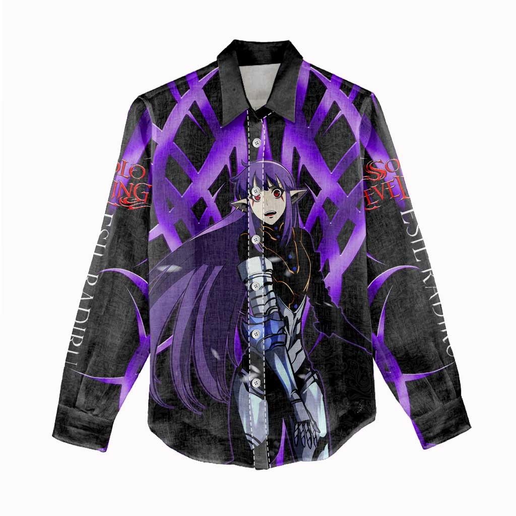 Esil Radiru Solo Leveling Women Casual Shirt Cyber Gothic Anime Style