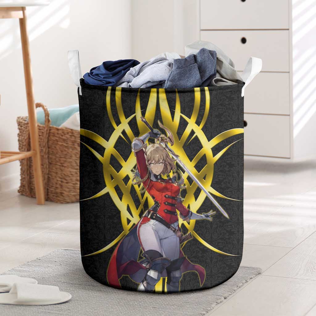Cha Hae In Solo Leveling Laundry Basket Golden Bladecore Anime Style