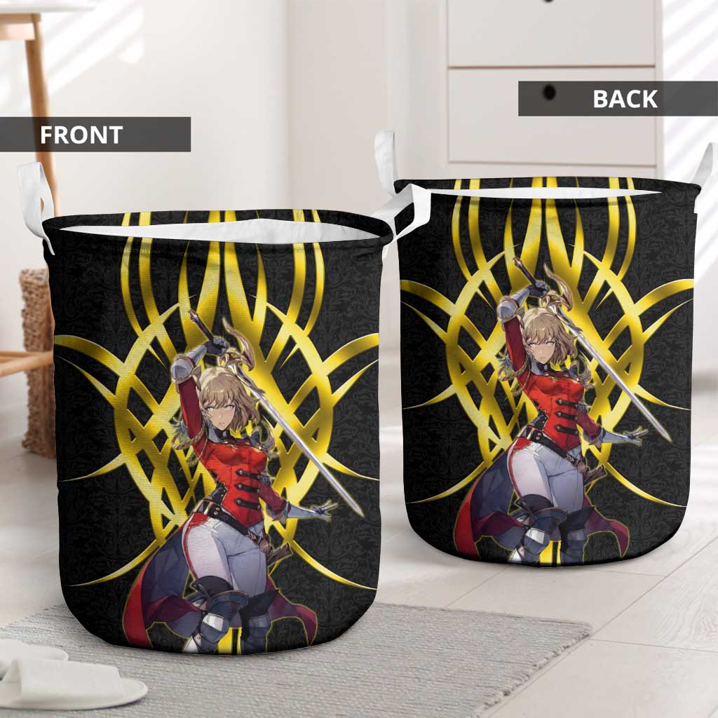 Cha Hae In Solo Leveling Laundry Basket Golden Bladecore Anime Style