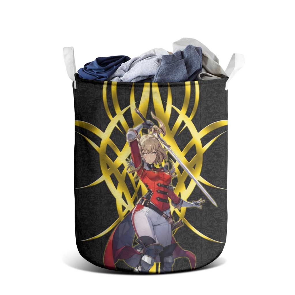 Cha Hae In Solo Leveling Laundry Basket Golden Bladecore Anime Style