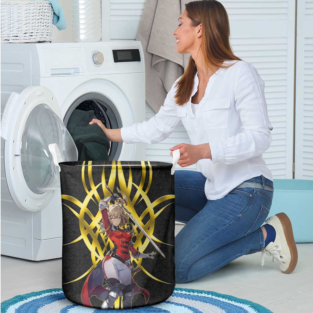 Cha Hae In Solo Leveling Laundry Basket Golden Bladecore Anime Style