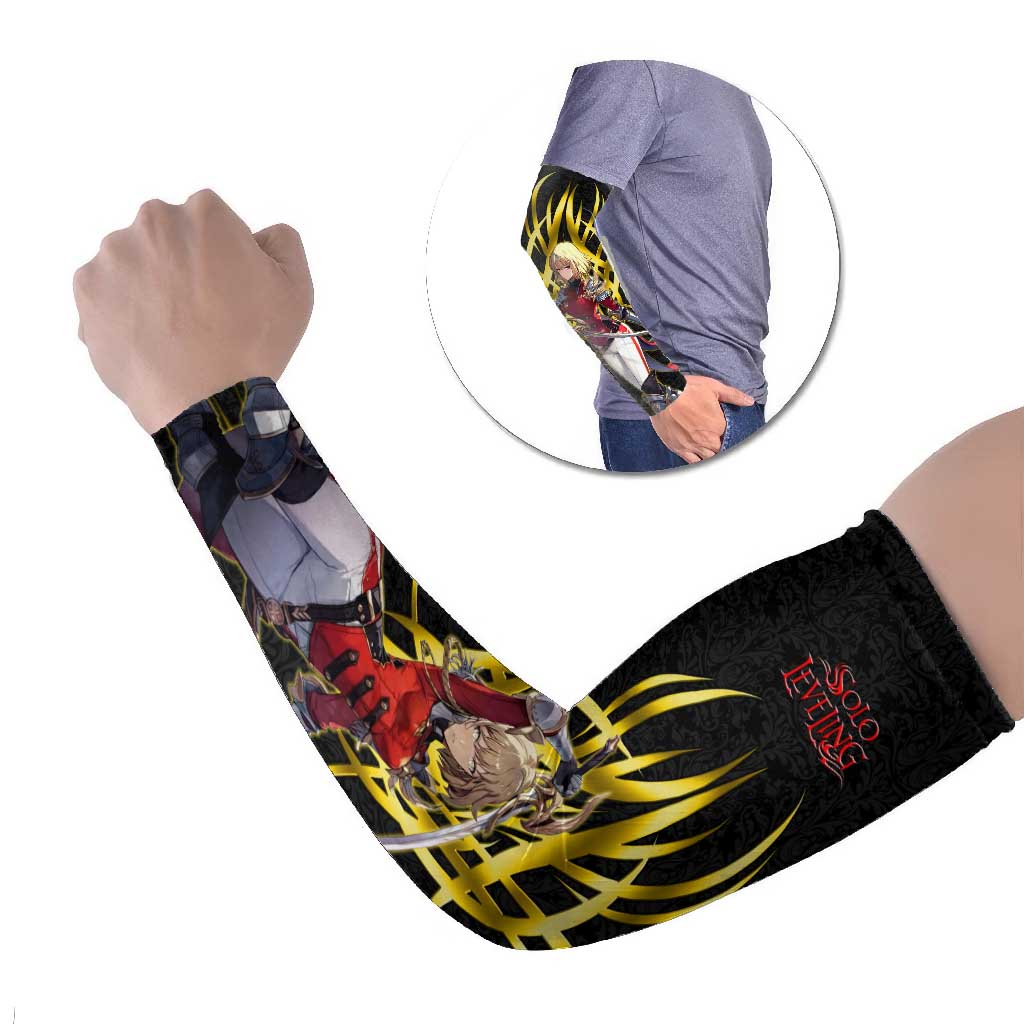 Cha Hae In Solo Leveling Arm Sleeves Golden Bladecore Anime Style