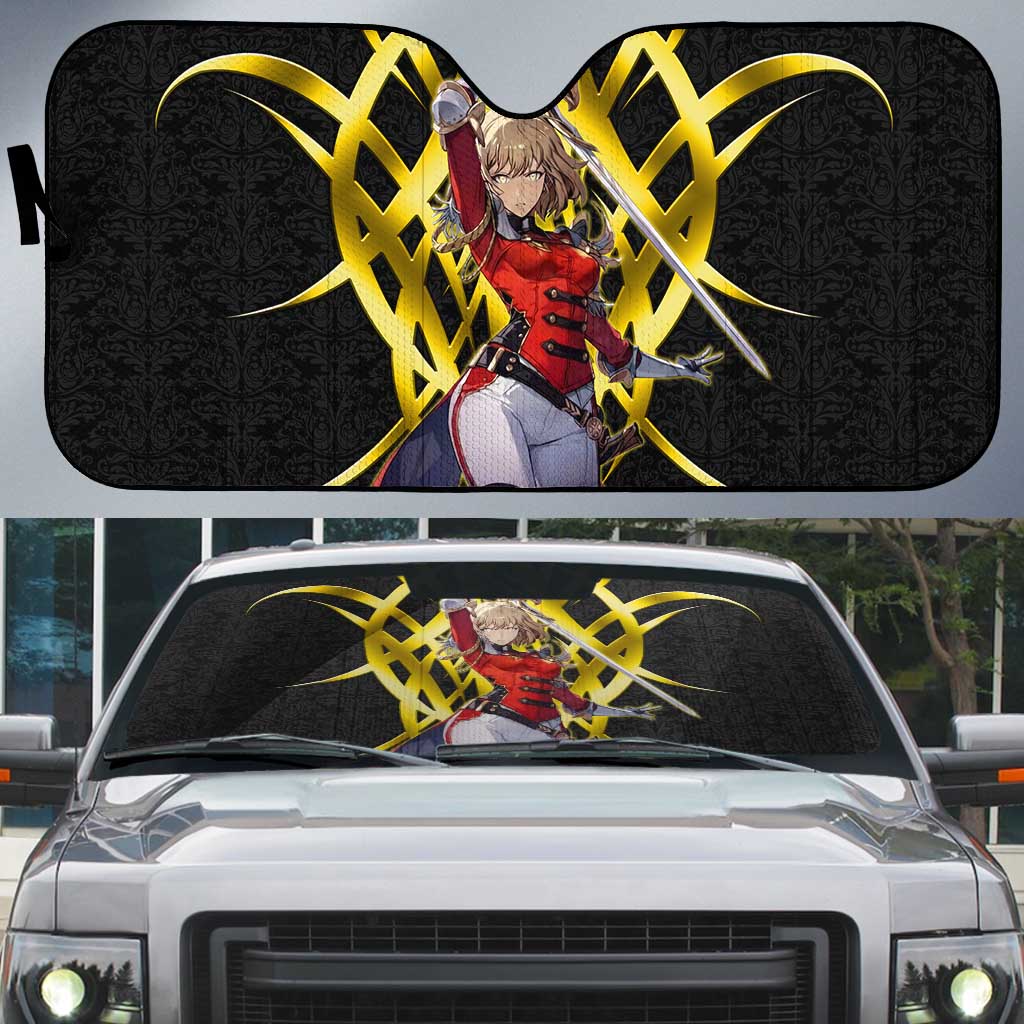Cha Hae In Solo Leveling Auto Sun Shade Golden Bladecore Anime Style