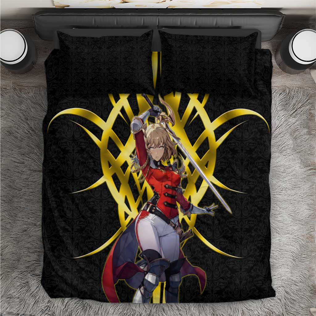 Cha Hae In Solo Leveling Bedding Set Golden Bladecore Anime Style