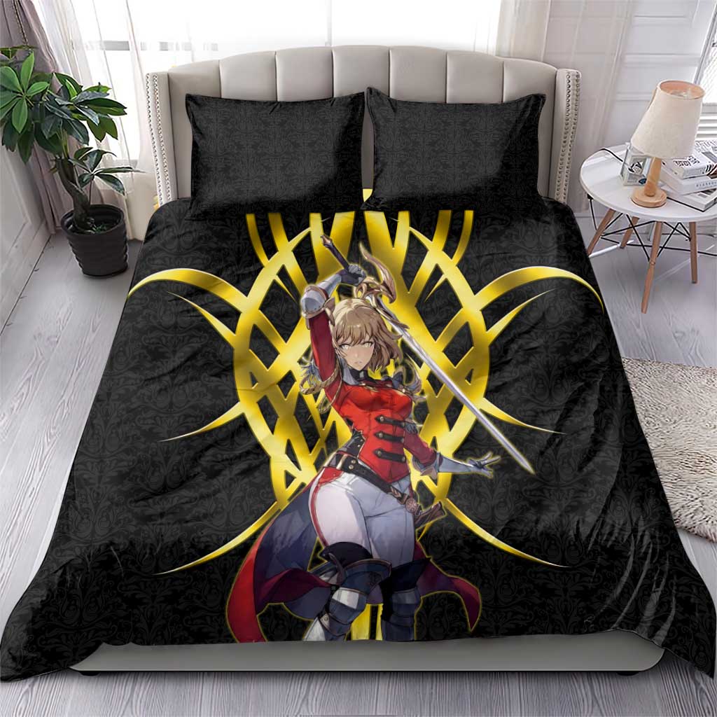 Cha Hae In Solo Leveling Bedding Set Golden Bladecore Anime Style