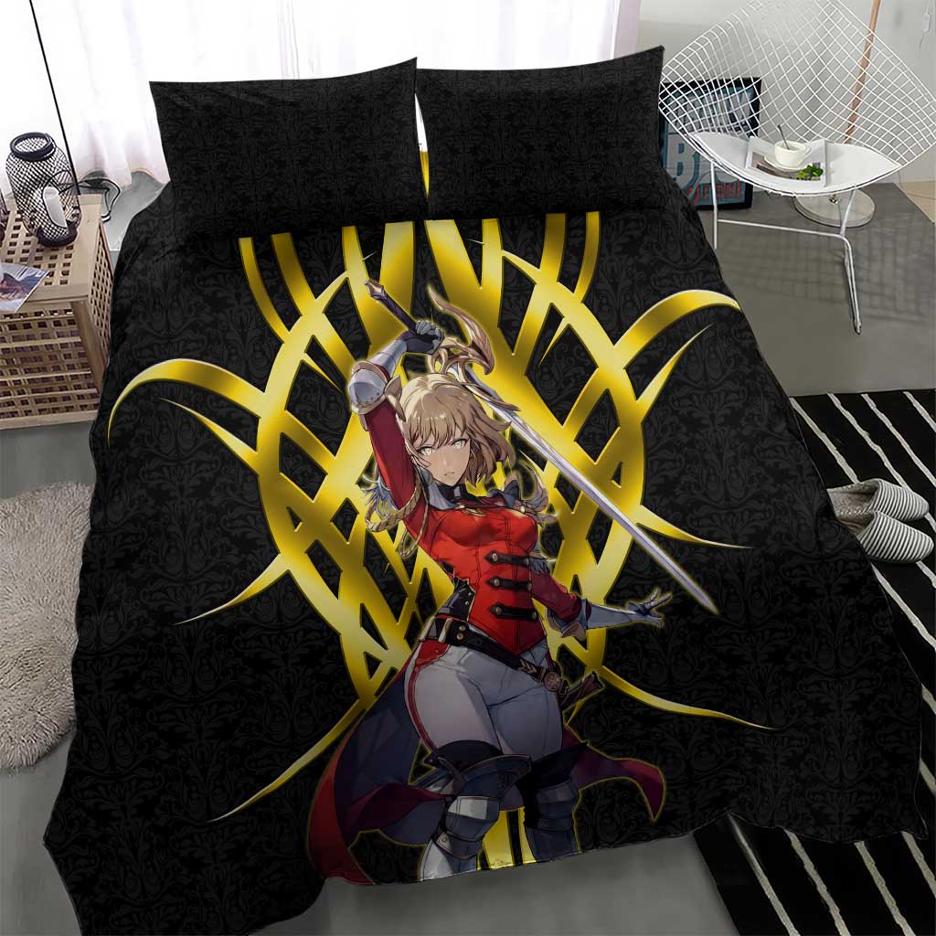 Cha Hae In Solo Leveling Bedding Set Golden Bladecore Anime Style