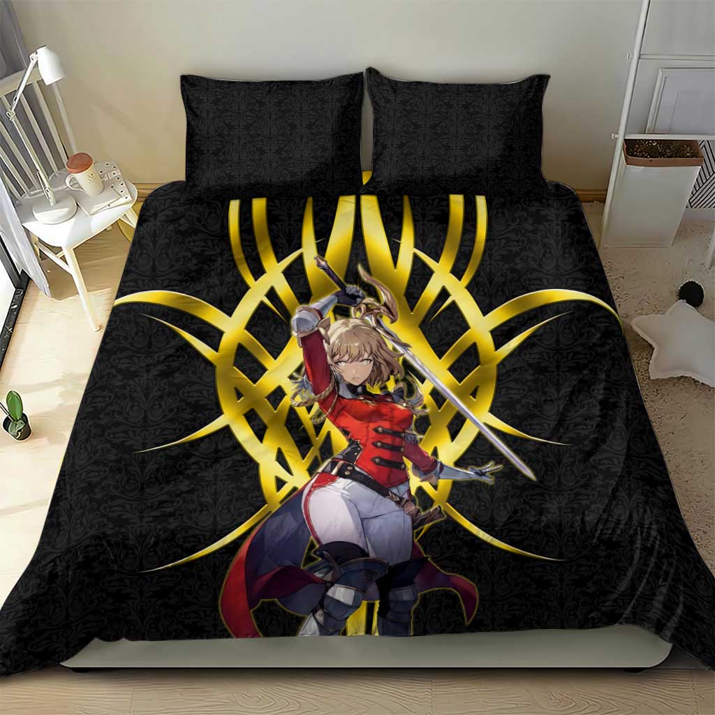 Cha Hae In Solo Leveling Bedding Set Golden Bladecore Anime Style
