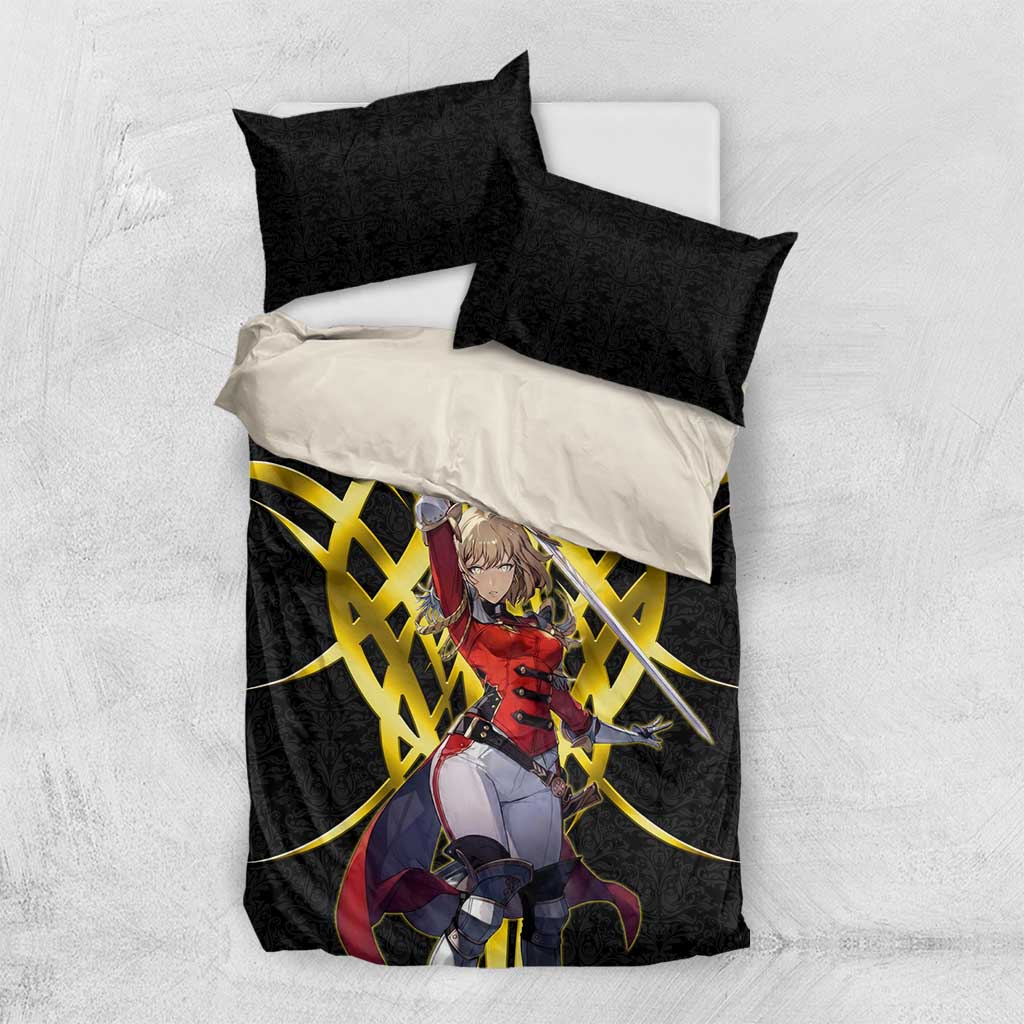 Cha Hae In Solo Leveling Bedding Set Golden Bladecore Anime Style